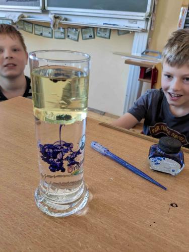 Experiment_Tinte&Öl