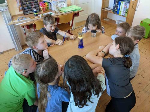 Experiment_Tinte&Öl