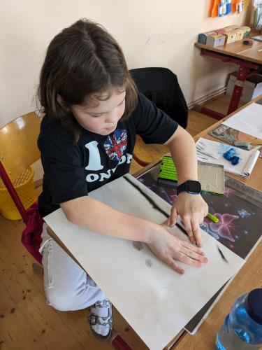 Zeichenstunde Eisbär-Zeichnung